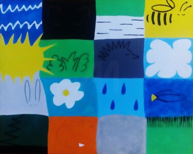 Painting titled "HARMONY" by Rembert Räni, Original Artwork, Acrylic