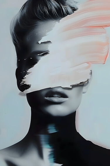 "ABSTRACT FACE PAINT…" başlıklı Dijital Sanat Uillian Rius tarafından, Orijinal sanat, Foto Montaj