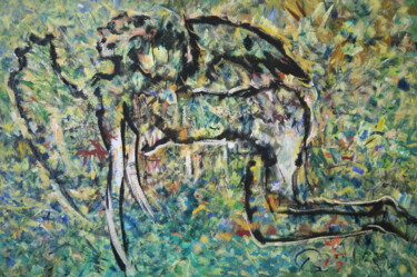 "Akt - Kobieta Sfink…" başlıklı Tablo Eryk Maler tarafından, Orijinal sanat, Petrol