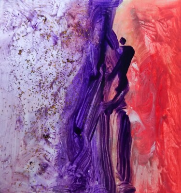 Painting titled "MnI - Eric's ghost" by Milto Sideris, Original Artwork, Acrylic