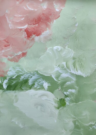 Painting titled "Tender Abstract Clo…" by Vafa Majidli, Original Artwork, Acrylic