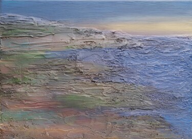 "Coastal Sunset-Paci…" başlıklı Tablo Rima Jett tarafından, Orijinal sanat, Akrilik