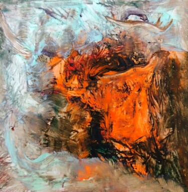 Painting titled "RnZ - The Passionat…" by Milto Sideris, Original Artwork, Acrylic