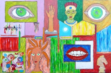 "Os Ecos Intemporais" başlıklı Tablo Manuel Galveias tarafından, Orijinal sanat, Akrilik Ahşap Sedye çerçevesi üzerine monte…