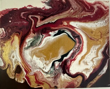 "Voyage au centre de…" başlıklı Tablo Hélène Benoist tarafından, Orijinal sanat, Akrilik Ahşap Sedye çerçevesi üzerine monte…