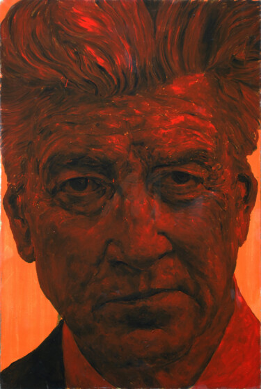 "David Lynch" başlıklı Tablo Jean-Marc Comby tarafından, Orijinal sanat, Akrilik