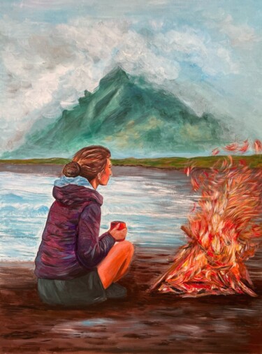 "Talking to yourself" başlıklı Tablo Anastasiya Utlyakova tarafından, Orijinal sanat, Akrilik Ahşap Sedye çerçevesi üzerine…