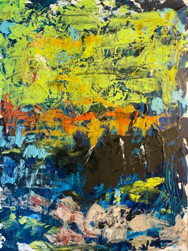 Schilderij getiteld "Roots of a Dream" door Alfredo Machado Zingg, Origineel Kunstwerk, Acryl