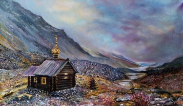 The Chapel at the Foot of Belukha |Autumn Altai landscape |