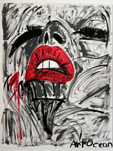 Malerei mit dem Titel "Love" von Artocean, Original-Kunstwerk, Acryl