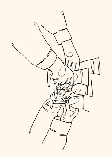 Arte digital titulada "Elegant Hands Holdi…" por Chun Yu Guan, Obra de arte original, Imagen generada por IA Montado en Pane…