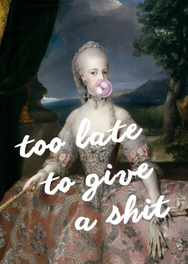 Digital Arts titled "Too Late To Give A…" by Chun Yu Guan, Original Artwork, AI generated image Mounted on Wood Panel