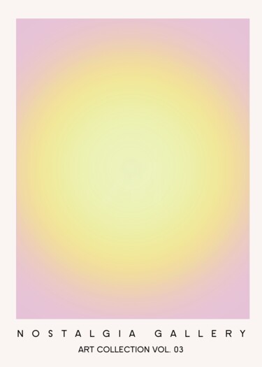 Arts numériques intitulée "Pastel Dream: Abstr…" par Chun Yu Guan, Œuvre d'art originale, Image générée par l'IA Monté sur P…