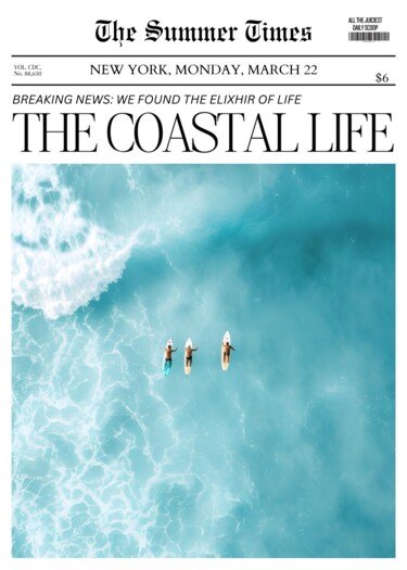 "Coastal Life: The E…" başlıklı Dijital Sanat 春宇 关 tarafından, Orijinal sanat, AI tarafından oluşturulan görüntü Ahşap panel…