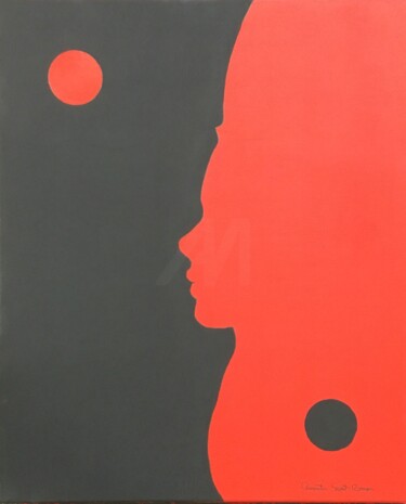 "Profil. Figures Sin…" başlıklı Tablo Quentin Saint Roman tarafından, Orijinal sanat, Akrilik