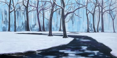 Peinture intitulée "Espoir" par Amélie Romet, Œuvre d'art originale, Acrylique Monté sur Châssis en bois