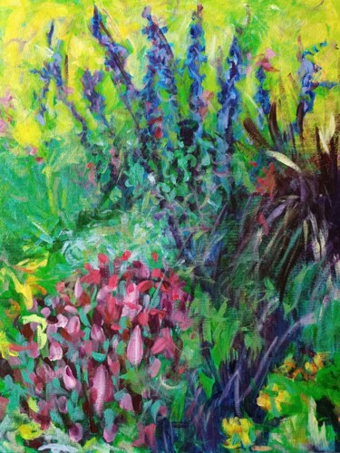 Peinture intitulée "Couleurs d'automne" par Montserrat Garcia, Œuvre d'art originale, Acrylique Monté sur Châssis en bois