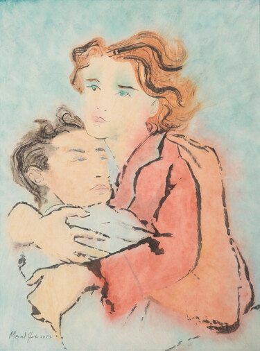 Pintura titulada "Shelter" por Marcel Garbi, Obra de arte original, Acuarela