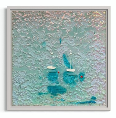 Peinture intitulée "Cannes Yachts Medit…" par Marie Antuanelle, Œuvre d'art originale, Acrylique