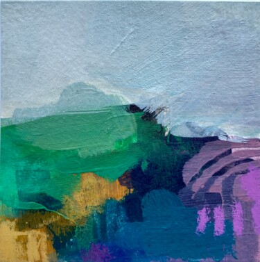 Painting titled "Tiny Horizon Ⅱ" by Nora Fava, Original Artwork, Acrylic