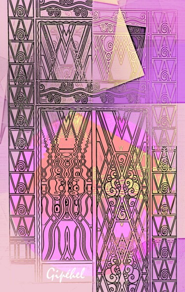 "Art déco en folie 2" başlıklı Tablo Gipéhel tarafından, Orijinal sanat, Dijital Resim