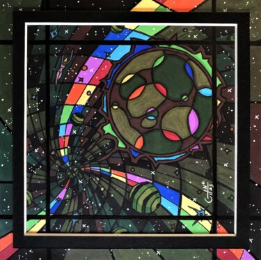 "366 - a 4, passe en…" başlıklı Resim Vincent Gibert tarafından, Orijinal sanat, Işaretleyici