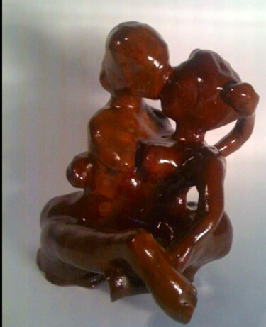 Peinture intitulée "New York ´m’aime" par Clo, Œuvre d'art originale, Argile