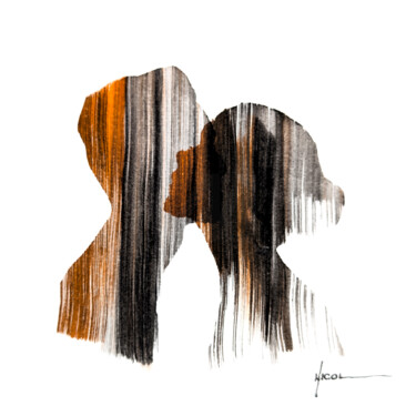 "Whisper Bridge" başlıklı Tablo Nicol Vacaru tarafından, Orijinal sanat, Mürekkep