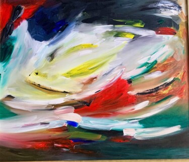 "Carreras" başlıklı Tablo Robertico Robaina tarafından, Orijinal sanat, Akrilik Ahşap Sedye çerçevesi üzerine monte edilmiş