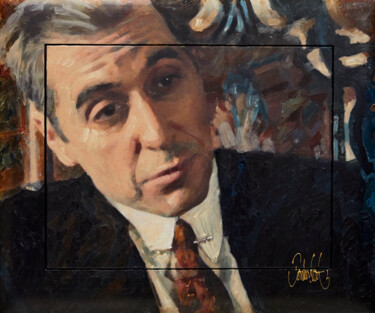 Ζωγραφική με τίτλο "Godfather Al Pacino" από Peter Donkersloot, Αυθεντικά έργα τέχνης, Ακρυλικό