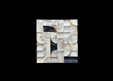 Sculpture titled "Architectural Rhythm" by Fangwei Xu, Original Artwork, Engraving