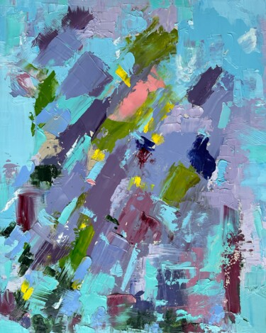 Painting titled "Ocean Light Reflect…" by Marina Kozyr, Original Artwork, Oil