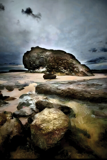 Photography titled "Stone Guardian" by Karel Jan Willem Fehr, Original Artwork, Digital Photography