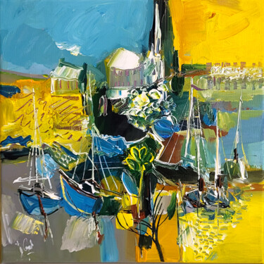 Peinture intitulée "Il y a toujours un…" par Muriel Cayet, Œuvre d'art originale, Acrylique Monté sur Châssis en bois