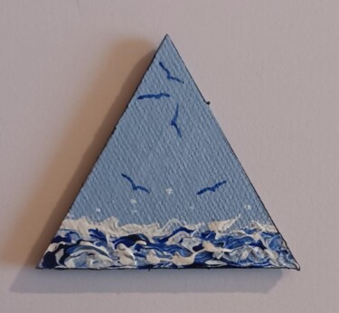 Peinture intitulée "Magnet pyramide lag…" par Jean-Claude Sylvain, Œuvre d'art originale, Acrylique