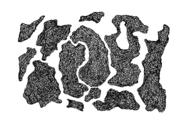 "Topos 3" başlıklı Resim Julien Bucci tarafından, Orijinal sanat, Mürekkep