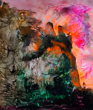 "Extraordinary Ebell…" başlıklı Tablo Milto Sideris tarafından, Orijinal sanat, Akrilik