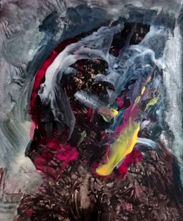 "Extraordinary Ebell…" başlıklı Tablo Milto Sideris tarafından, Orijinal sanat, Akrilik