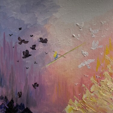 Painting titled "Равновесие пути" by Lubov Cernyseva (AZIEL), Original Artwork, Oil