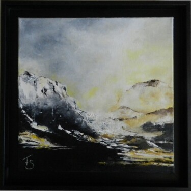 Malerei mit dem Titel "Oeuvre d'Art peintu…" von Francoise Souriau, Original-Kunstwerk, Öl