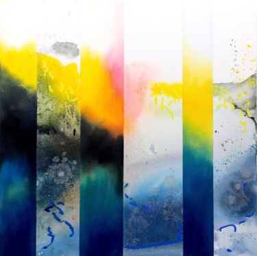 "Tommorrow's light,…" başlıklı Tablo Poonam Choudhary tarafından, Orijinal sanat, Petrol Ahşap Sedye çerçevesi üzerine monte…