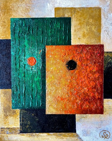 "Yin and Yang. Dialo…" başlıklı Tablo Samiya Rani tarafından, Orijinal sanat, Akrilik Ahşap Sedye çerçevesi üzerine monte ed…