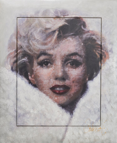 Schilderij getiteld "Marilyn Monroe" door Peter Donkersloot, Origineel Kunstwerk, Acryl