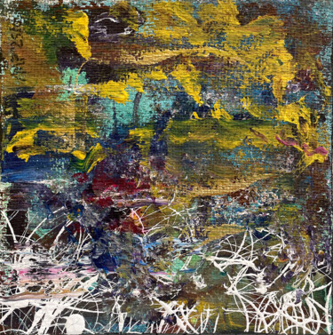 Painting titled "AB#345 Tramonto sco…" by Mattia Paoli, Original Artwork, Acrylic