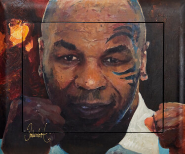 Schilderij getiteld "Mike Tyson" door Peter Donkersloot, Origineel Kunstwerk, Acryl