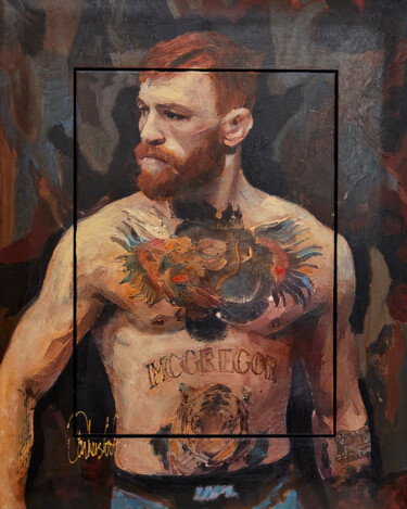 Schilderij getiteld "McGregor" door Peter Donkersloot, Origineel Kunstwerk, Acryl