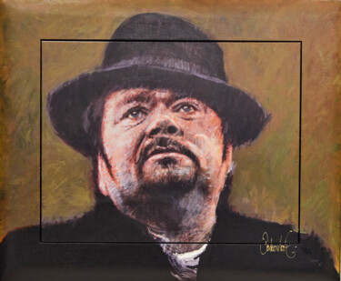 Schilderij getiteld "Andre Hazes" door Peter Donkersloot, Origineel Kunstwerk, Acryl