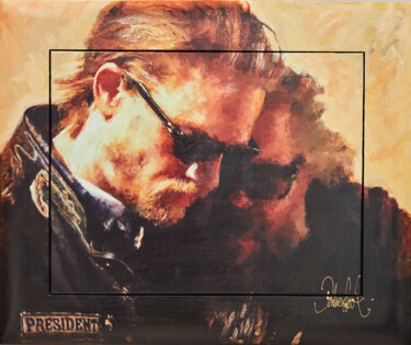 Schilderij getiteld "Sons of Anarchy ıı" door Peter Donkersloot, Origineel Kunstwerk, Acryl