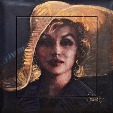 Schilderij getiteld "Marilyn Monroe Young" door Peter Donkersloot, Origineel Kunstwerk, Acryl