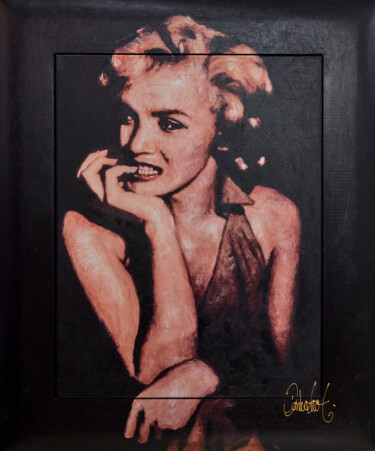 Schilderij getiteld "Marilyn Monroe II" door Peter Donkersloot, Origineel Kunstwerk, Acryl